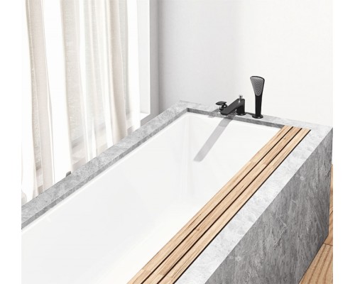 Смеситель на борт ванны Kludi Balance 524478775 Черный Хром