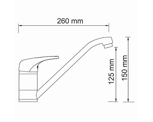 Смеситель для кухни WasserKRAFT 6307