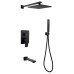 Душевая система ABBER Weiss Insel AF8017B черная матовая