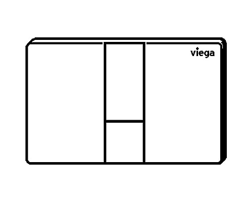 Клавиша смыва Viega Prevista Visign for Style 8614.1 773267 Хром глянцевый