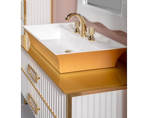 Столешница стекло 110см прямая GOLD