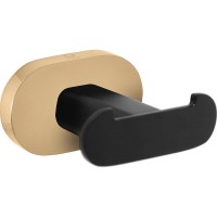 Двойной крючок Rav Slezak Yukon YUA0102CMATZ Черный матовый Золото