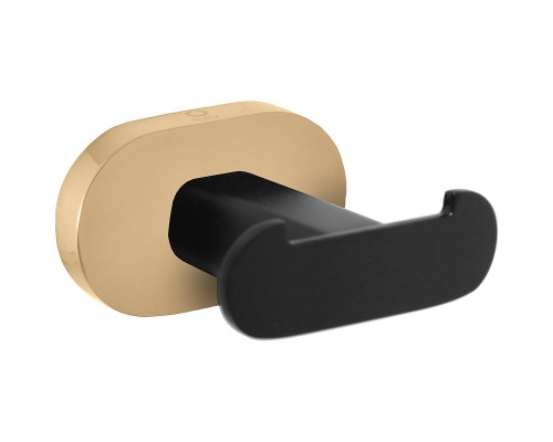 Двойной крючок Rav Slezak Yukon YUA0102CMATZ Черный матовый Золото