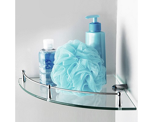 Полка стеклянная угловая WasserKRAFT K-544