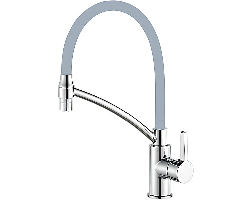 Смеситель для кухни Haiba HB73643-3 Хром Серый