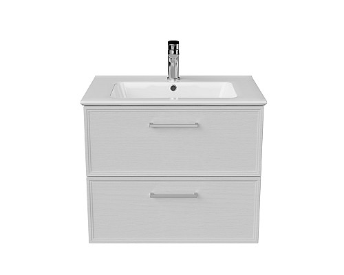 Тумба под раковину Kerama Marazzi PIANO Classic подвесная с ящиками 65, белый матовый