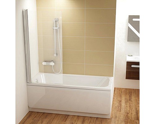 Шторка для ванны Ravak CVS1 7QR40C00Z1 80 R блестящий стекло