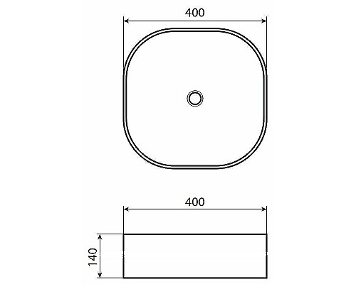Раковина-чаша Allen Brau Priority 40 4.31001.20 Белая