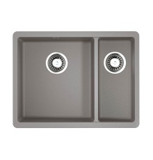Кухонная мойка Omoikiri Kata 55-2-U-GR 4993390 leningrad grey
