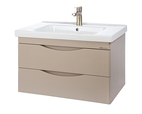 Тумба под раковину Bellezza Санриса 100 4630117270452 подвесная Капучино