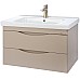 Тумба под раковину Bellezza Санриса 100 4630117270452 подвесная Капучино