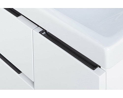 Тумба под раковину Aquaton Рене 56 1A258501NRC80 подвесная Белая Грецкий орех