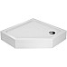 Акриловый поддон для душа WasserKRAFT Isen 101х101 26T38 Белый глянец