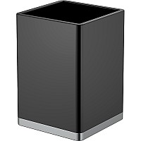 Стакан для зубных щеток Boheme 10961-B-CR Черный Хром
