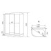 Душевая кабина Timo Eco 120х80 TE-0702PR без гидромассажа