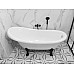 Ванна из искусственного камня Castone Даллас King 175x80 Белая ножки Бронза