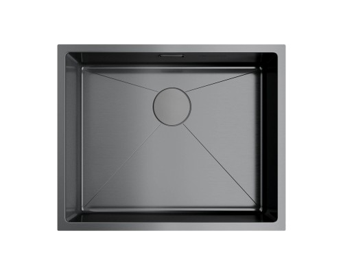 Кухонная мойка Omoikiri Taki 54-U,IF-GM 4973107 вороненая сталь
