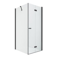 Душевое ограждение NEW TRENDY NEW SOLEO BLACK складные двери R 70x100x195 (черный)