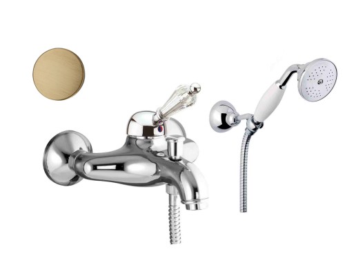 Смеситель для ванны Fiore Imperial Sky Swarovski® 82ZZ5104 бронза