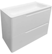 Тумба с раковиной Эстет Kare Luxe 70 ФР-00007073 подвесная Белая