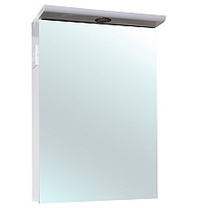 Зеркальный шкаф Bellezza Анкона 50 с подсветкой Белый