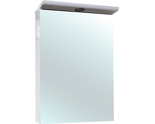 Зеркальный шкаф Bellezza Анкона 50 с подсветкой Белый
