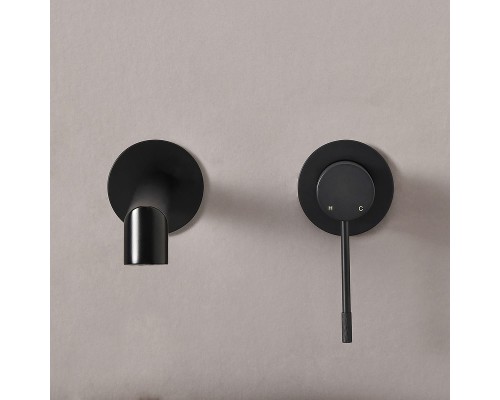 Смеситель для раковины Vincea Desire VBFW-1D1MB Черный матовый