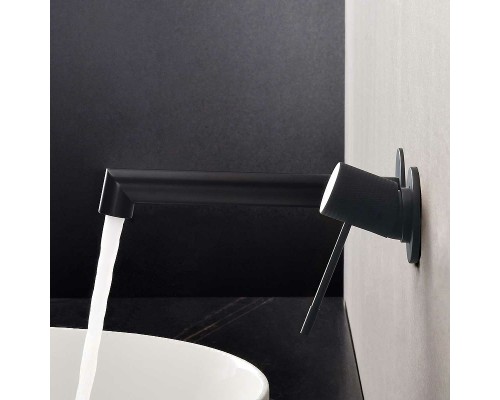 Смеситель для раковины Vincea Desire VBFW-1D1MB Черный матовый