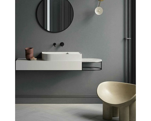 Смеситель для раковины Vincea Desire VBFW-1D1MB Черный матовый