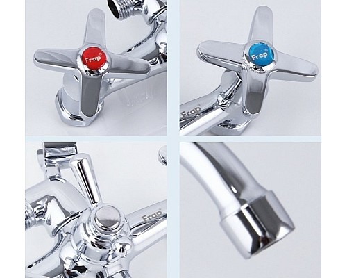 Смеситель для ванны Frap H20 F2220 универсальный Хром