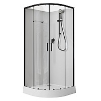Душевая кабина Aquanet Passion EVO R black 90x90 набор 1