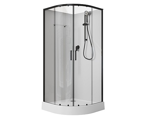 Душевая кабина Aquanet Passion EVO R black 90x90 набор 1 Душевая кабина Aquanet Passion EVO R black 90x90 набор 1