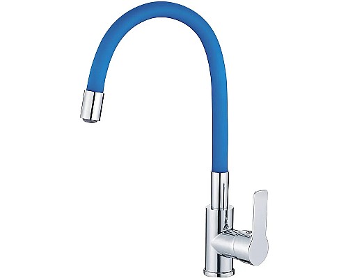 Смеситель для кухни Haiba HB70112-4 Хром Синий