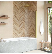 Шторка на ванную EV NOVO 60 03 01 стекло прозрачное