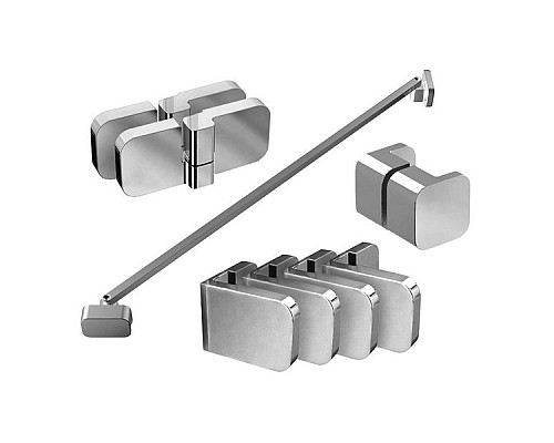 Комплект крепления Ravak Brilliant D01000A076 L 80-90 хром Комплект крепления Ravak Brilliant D01000A076 L 80-90 хром