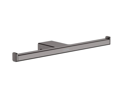 Держатель туалетной бумаги Hansgrohe AddStoris 41748340 двойной Шлифованный черный хром