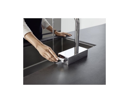 Смеситель Hansgrohe Aquno Select однорычажный хром матовый