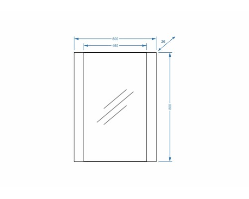 Зеркало Stella Polar Фаворита 60 SP-00000165