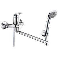 Смеситель для ванны WasserKRAFT 2602L с длинным изливом