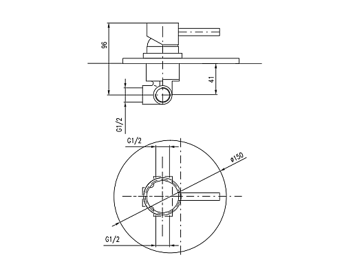 Смеситель для душа Rav Slezak Seina SE983LZ Золото