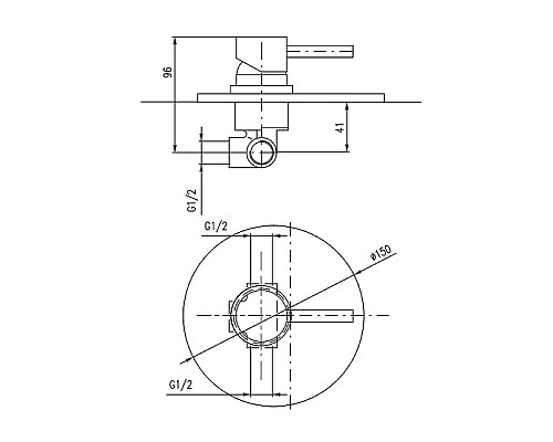 Смеситель для душа Rav Slezak Seina SE983LZ Золото