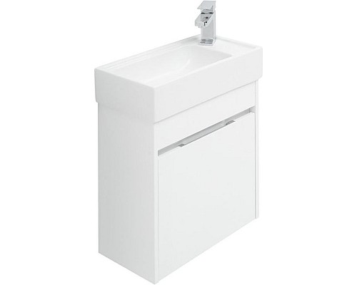 Тумба под раковину Aquanet Лидс 50 239741 подвесная Белая