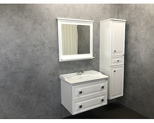 Зеркало Comforty Феррара 80 00004151059 Белое