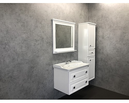 Зеркало Comforty Феррара 80 00004151059 Белое