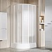 Душевой уголок Ravak Supernova SKKP6-90 90x90 3207O10211 Белый витраж пластик Pearl