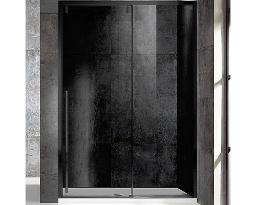 Душевая дверь Vincea Lugano 120 VDS-1L120CGB-1 профиль Черный стекло тонированное