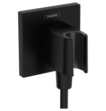 Шланговое подключение Hansgrohe FixFit Porter E Черное матовое