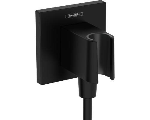 Шланговое подключение Hansgrohe FixFit Porter E Черное матовое
