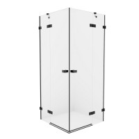 Душевое ограждение NEW TRENDY AVEXA BLACK 90x120x200 (черный)