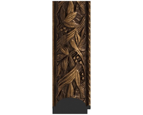 Зеркало Evoform Exclusive 109х79 BY 3469 с фацетом в багетной раме - Византия бронза 99 мм